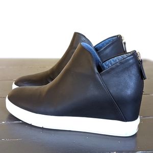 Dr. Scholl's Wedge Sneaker, Eco Leather, sz. 9